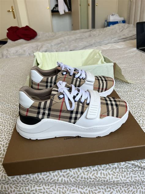 men burberry tennis shoes|how much are burberry shoes.